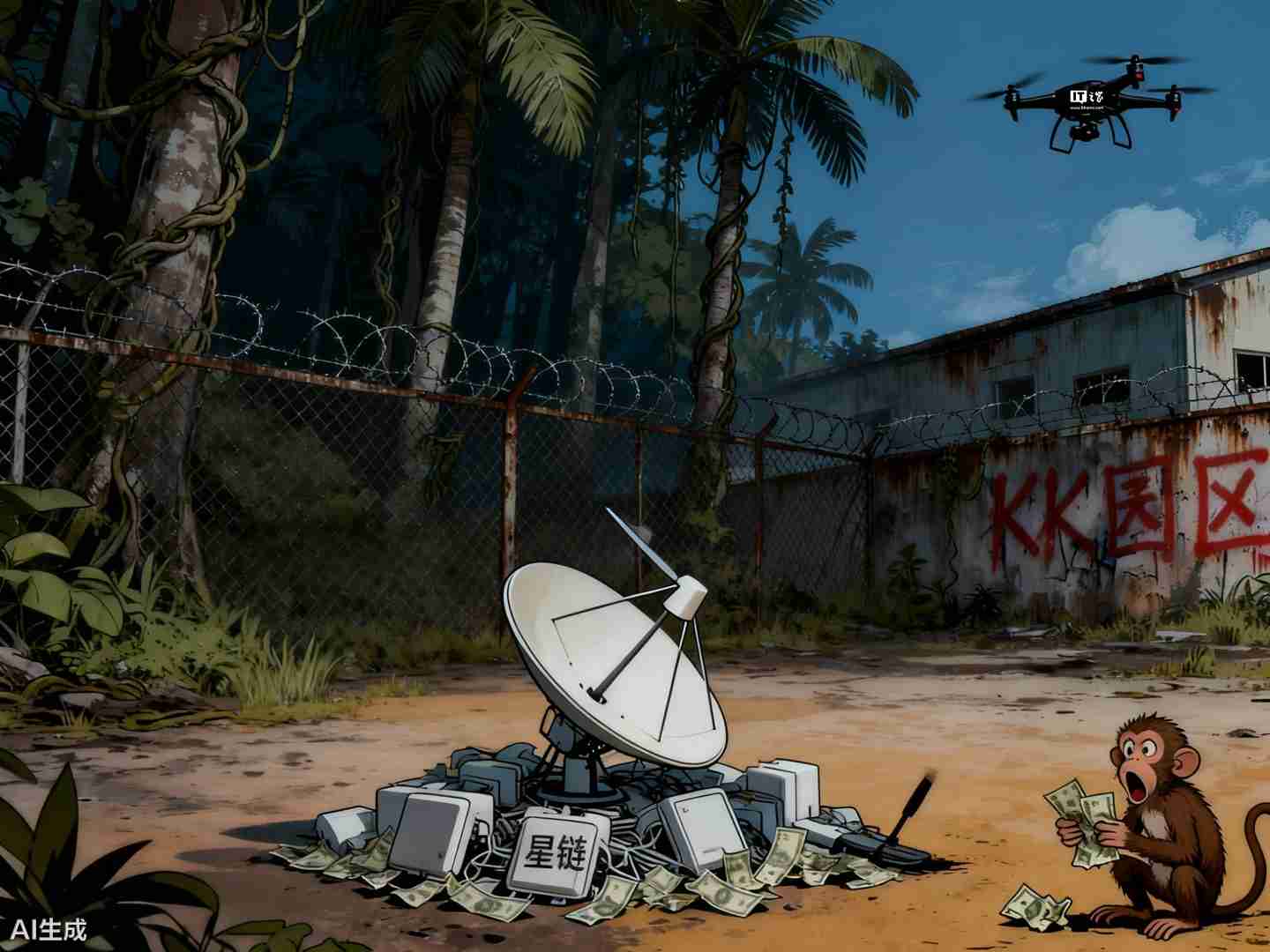 SpaceX：识别并切断缅甸电诈园区周边逾 2500 台“星链”设备