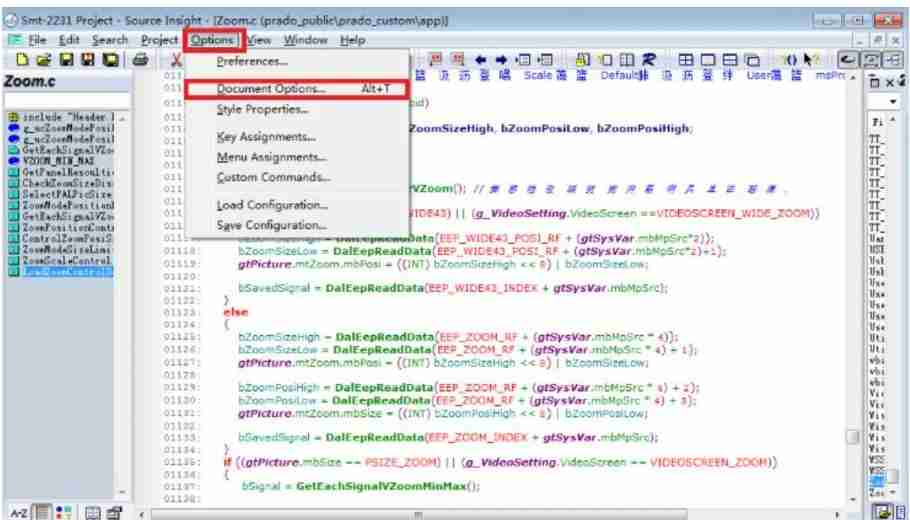source insight代码格式化怎么排版？source insight代码格式化怎么排版的方法