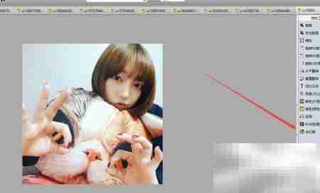 舞蝶飞创意去红眼技巧