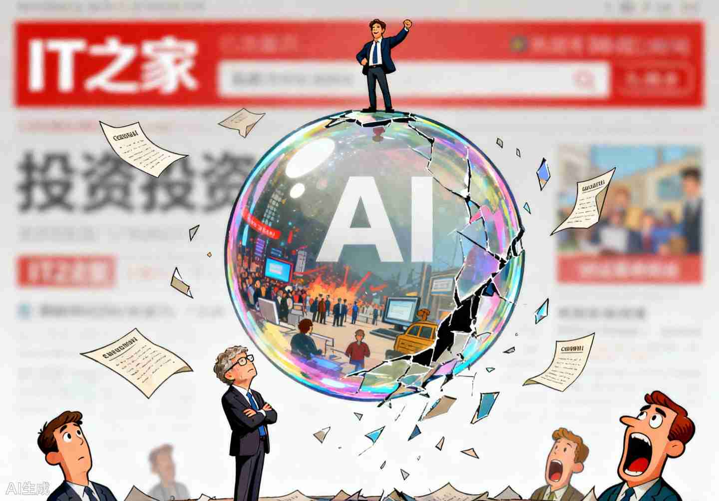 微软创始人比尔・盖茨:AI 行业正处于泡沫时期,大量投资将成坏账