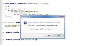SourceInsight浏览模式设置方法