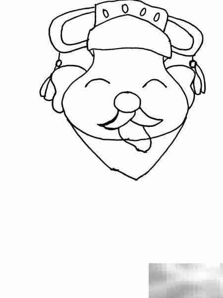 财神送福简笔画教程