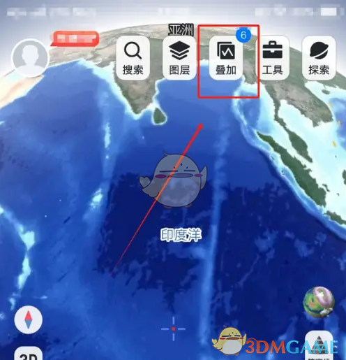 《新知卫星地图》关闭测绘方法