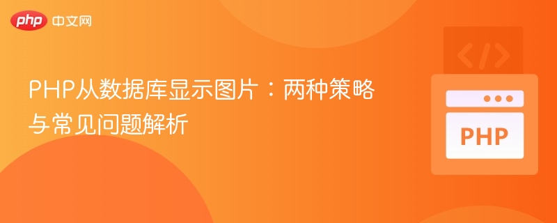 PHP从数据库显示图片：两种策略与常见问题解析
