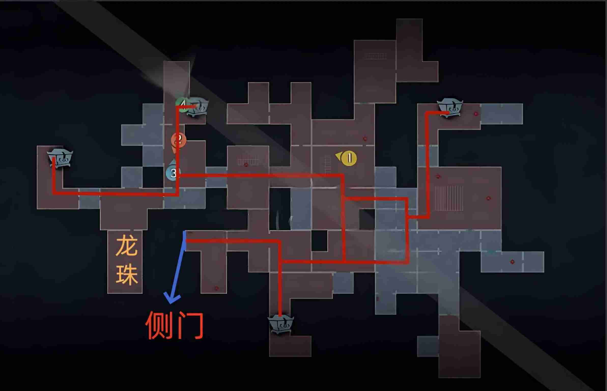 超自然行动组精绝古城困难┓型全地图小抄