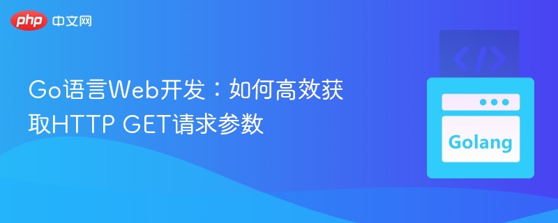 Go语言Web开发：如何高效获取HTTP GET请求参数
