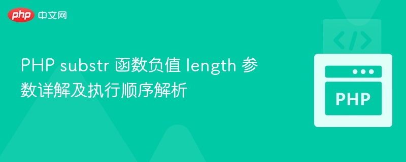PHPsubstr负值length用法解析