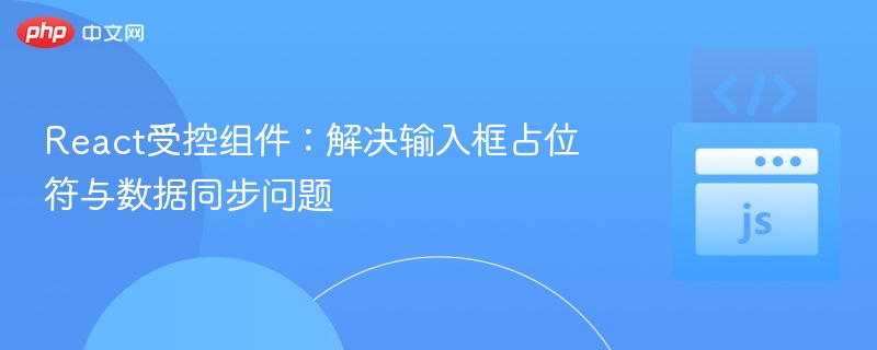 输入框占位符同步方法详解