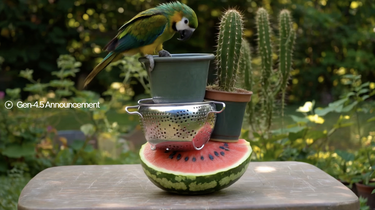 Runway 发布 Gen-4.5 视频生成模型,登顶 Video Arena 榜单
