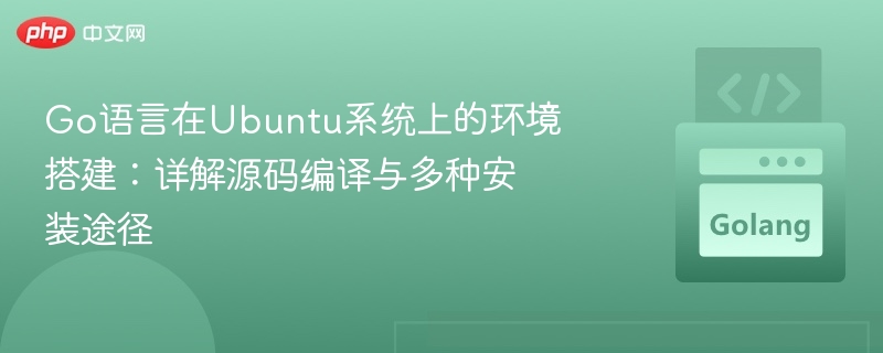 Go语言在Ubuntu系统上的环境搭建：详解源码编译与多种安装途径
