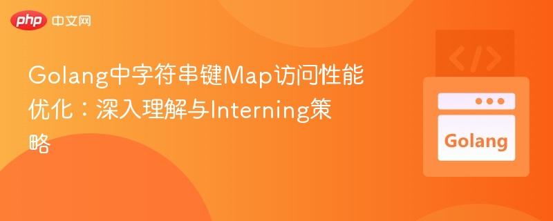 Golang中字符串键Map访问性能优化:深入理解与Interning策略