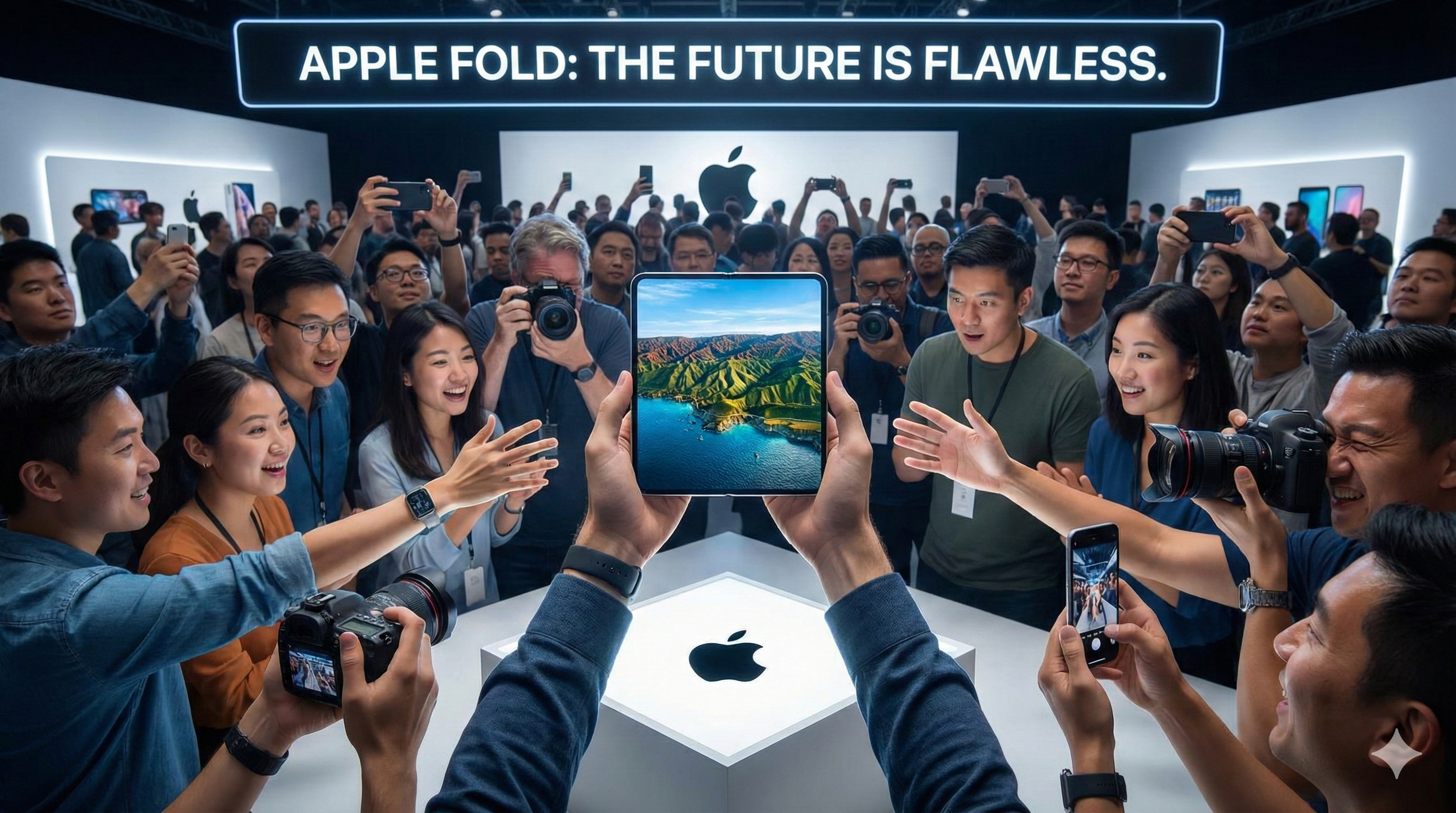 传苹果新摺叠iPhone将实现完全平整?2026问世有望曝光3大突破性功能