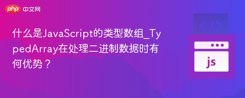 什么是JavaScript的类型数组_TypedArray在处理二进制数据时有何优势?