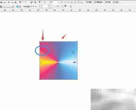 CDR制作交互式圆锥填充