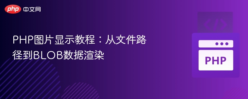 PHP图片显示教程:从文件路径到BLOB数据渲染