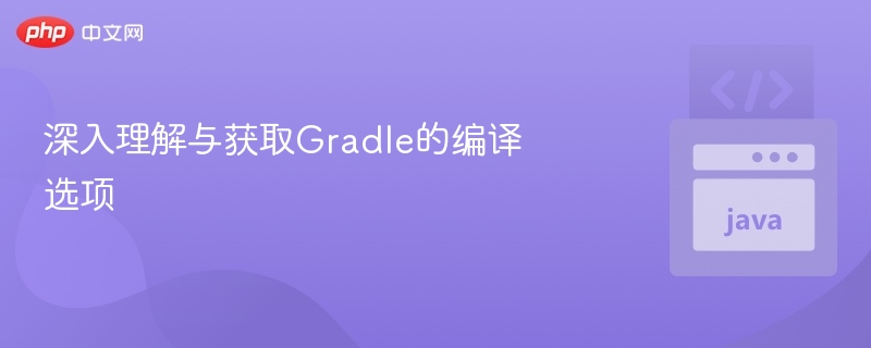 Gradle编译选项详解与获取技巧