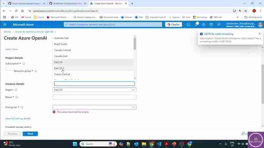 利用Azure OpenAI构建私有数据实时语音助手