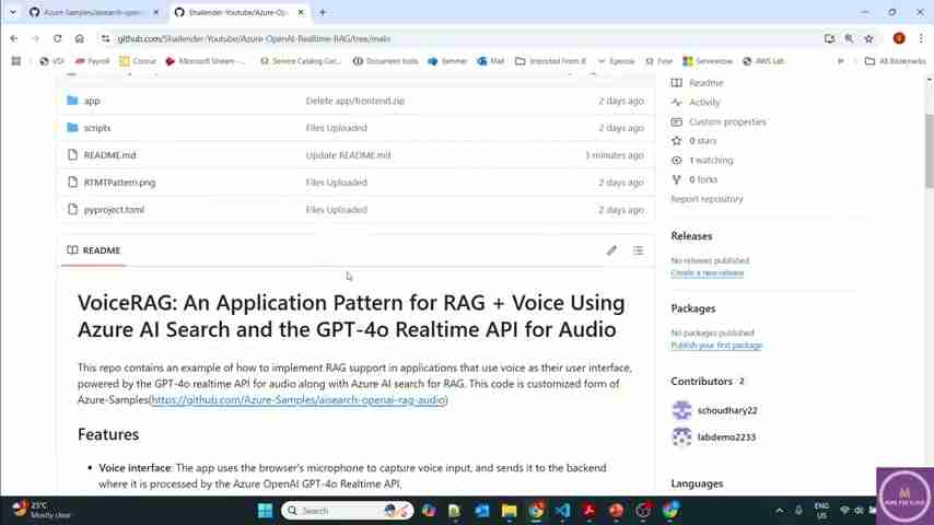 利用Azure OpenAI构建私有数据实时语音助手