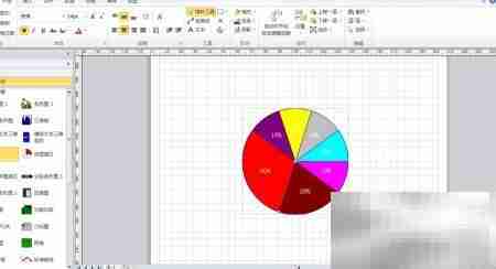 Visio绘制商务饼图技巧