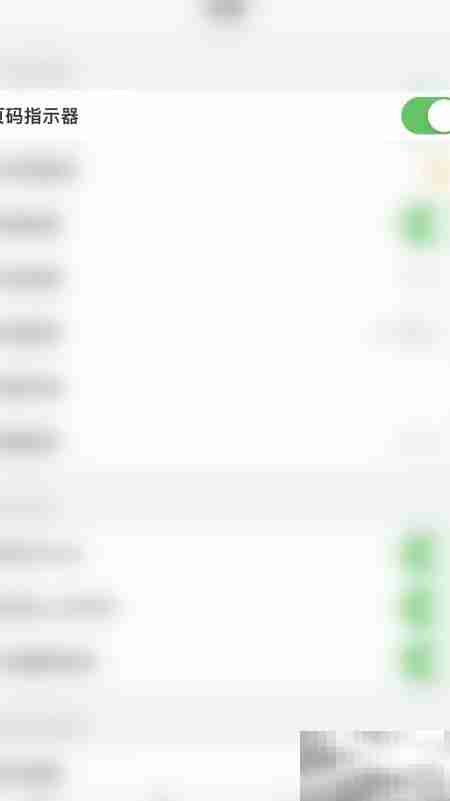 停用Reader Free页码指示器