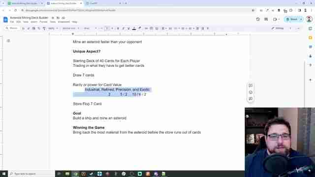 构建你的专属卡牌游戏：Asteroid Mining Deck Builder全面指南