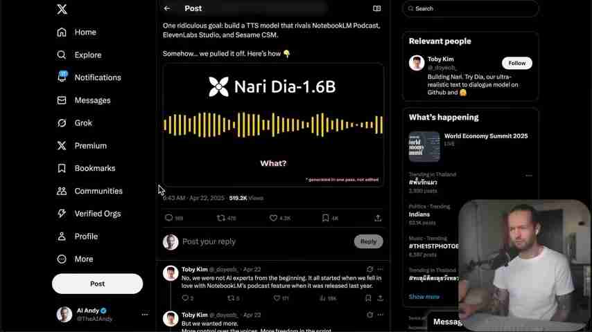 Dia: 免费AI语音生成模型颠覆ElevenLabs?全面测评与教程