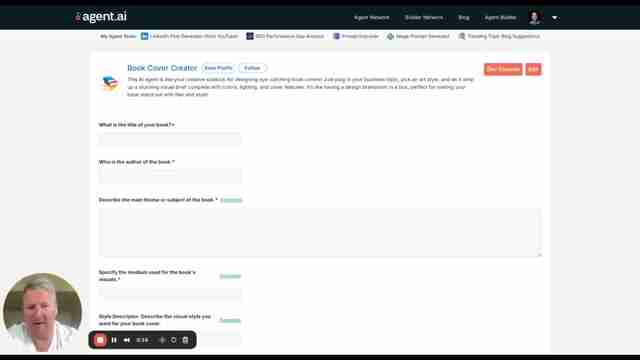 使用Agent AI Book Cover Creator轻松设计吸睛图书封面