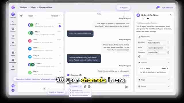 Intelswif AI客户支持平台:提升效率和满意度