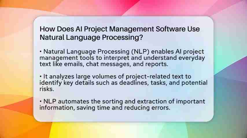 AI项目管理软件如何利用自然语言处理？全面解析