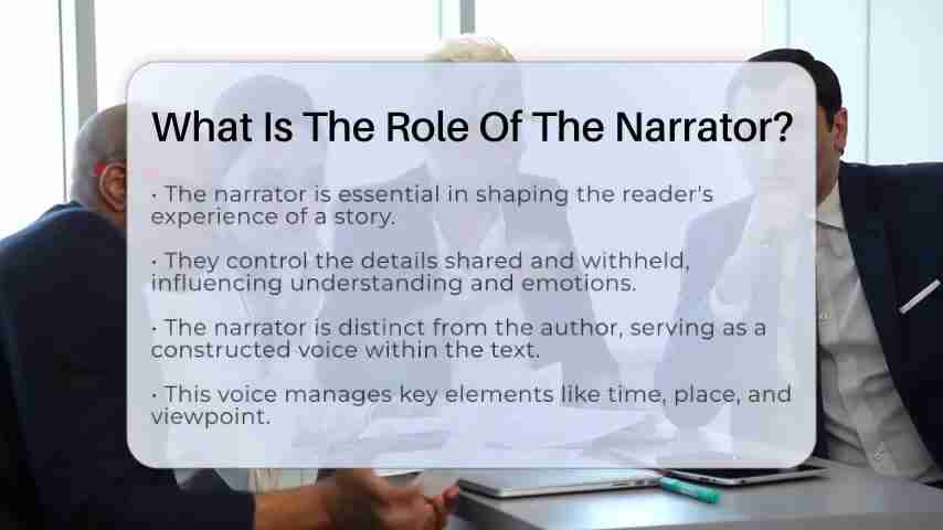 叙述者的角色是什么?影响故事的关键要素解析