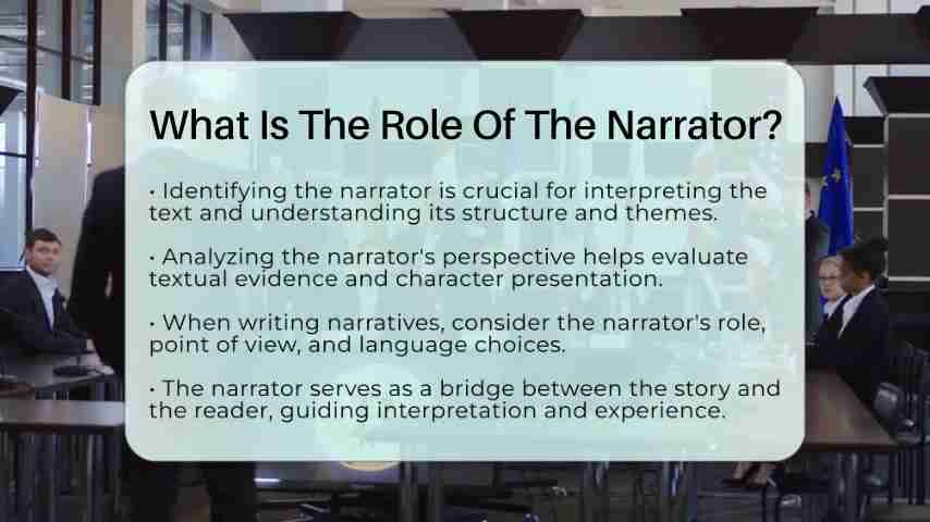 叙述者的角色是什么?影响故事的关键要素解析