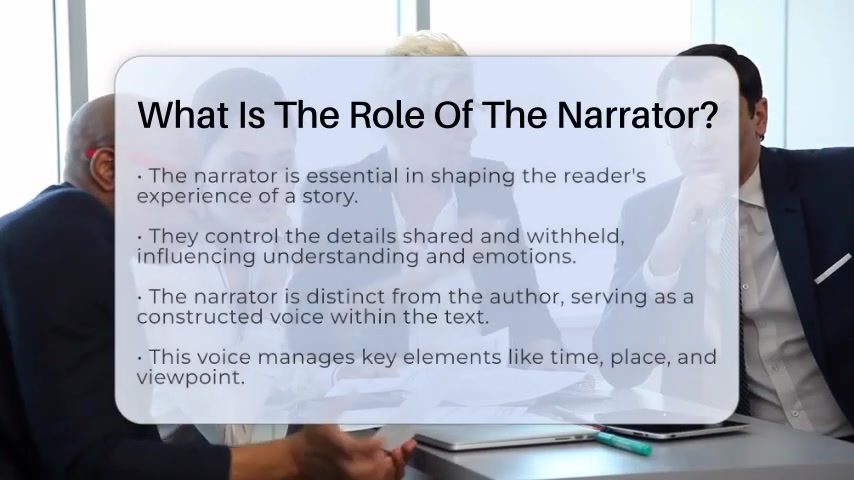 叙述者的角色是什么？故事核心要素解析