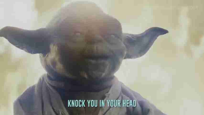 爆笑解构：《最后的绝地武士》恶搞配音，Yoda的棍子比培根更好吃！