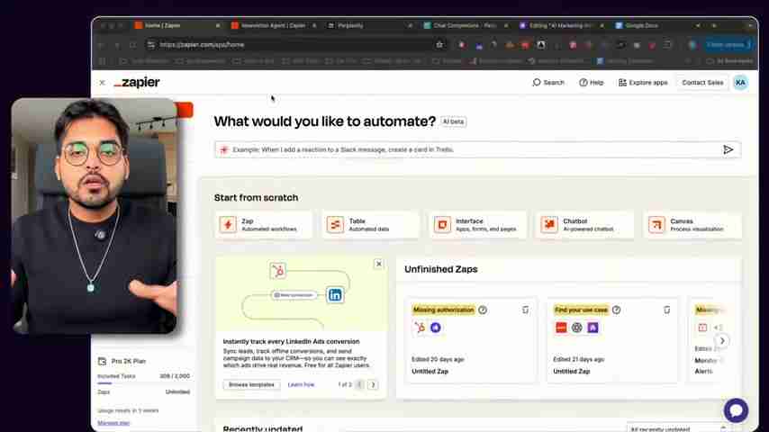 AI驱动的自动化工作流:Zapier、Perplexity和Claude集成指南