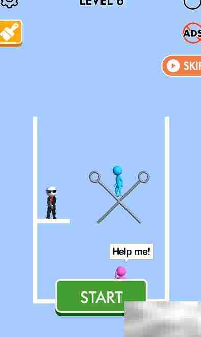 Blue Meet Pink LEVEL 6通关攻略