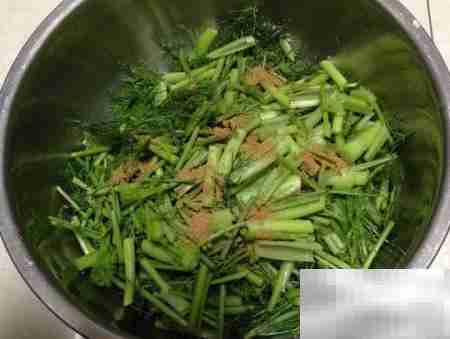 茴香蒸菜,家常美味