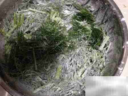 茴香蒸菜,家常美味