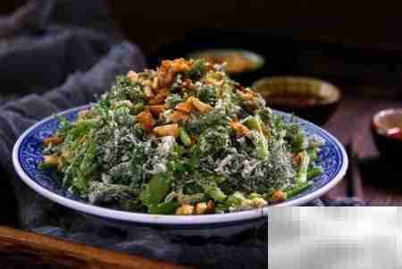 茴香蒸菜,家常美味