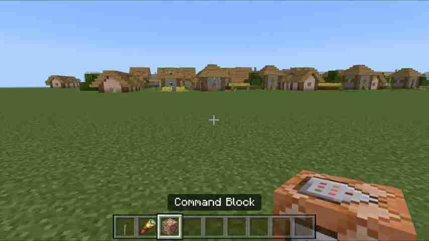 Minecraft指令教学：轻松创建大型村庄 (Plains Village)