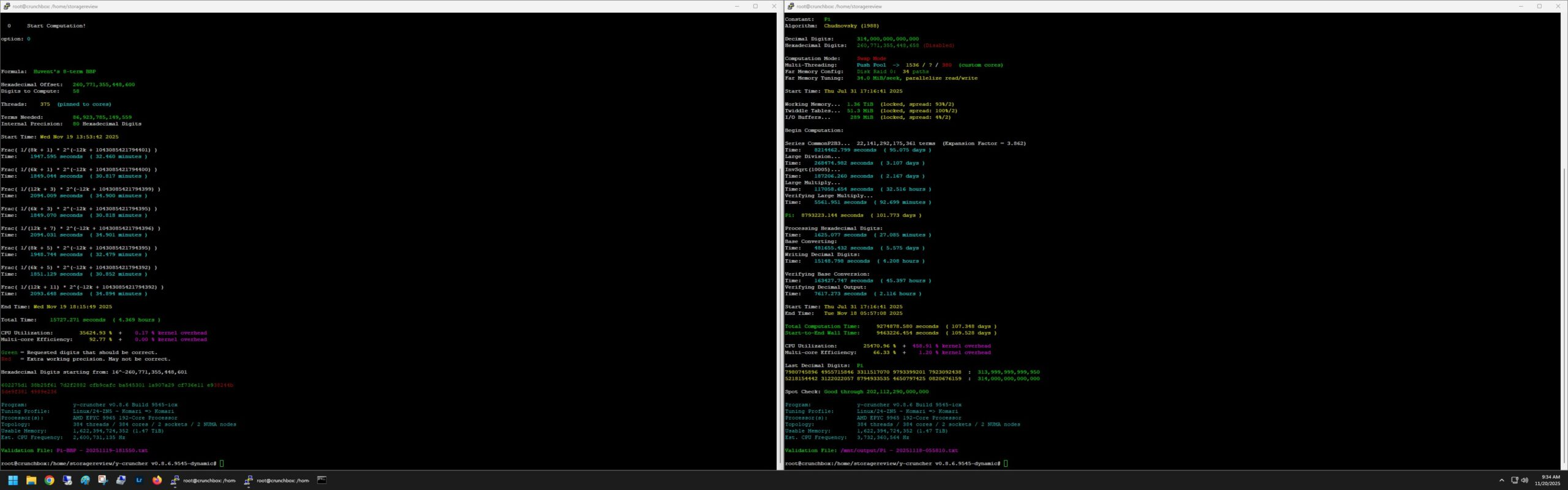 圆周率计算世界纪录再被刷新:单台服务器持续运行 110 天,突破 314 万亿位数字