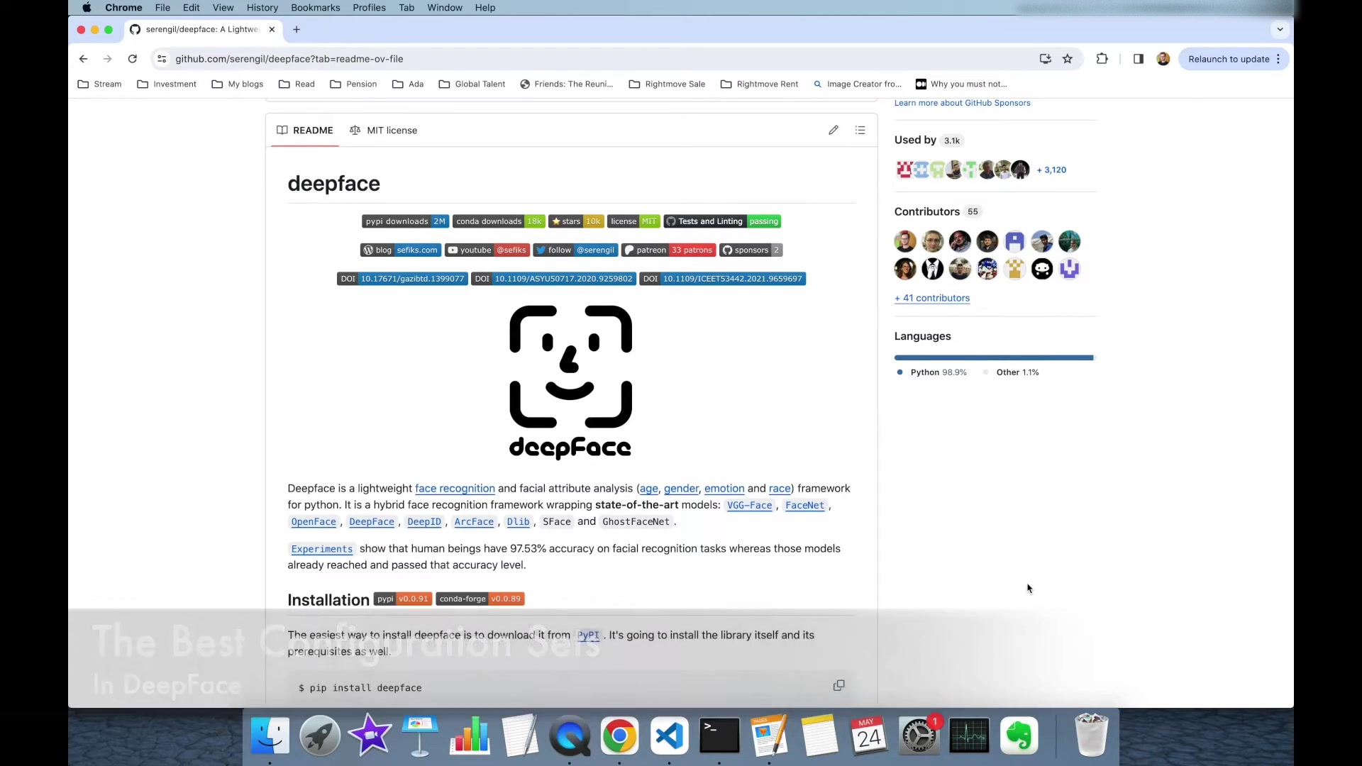 DeepFace配置解析与识别准确率分析