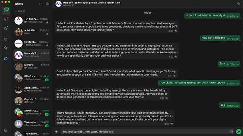 Memory.AI:革新客户互动与销售流程的智能平台