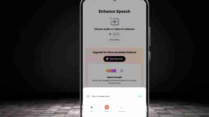 Adobe Podcast:AI驱动的免费音频增强工具