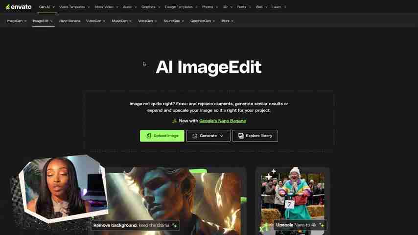 Envato Image Edit: AI驱动的图片背景移除与替换终极指南