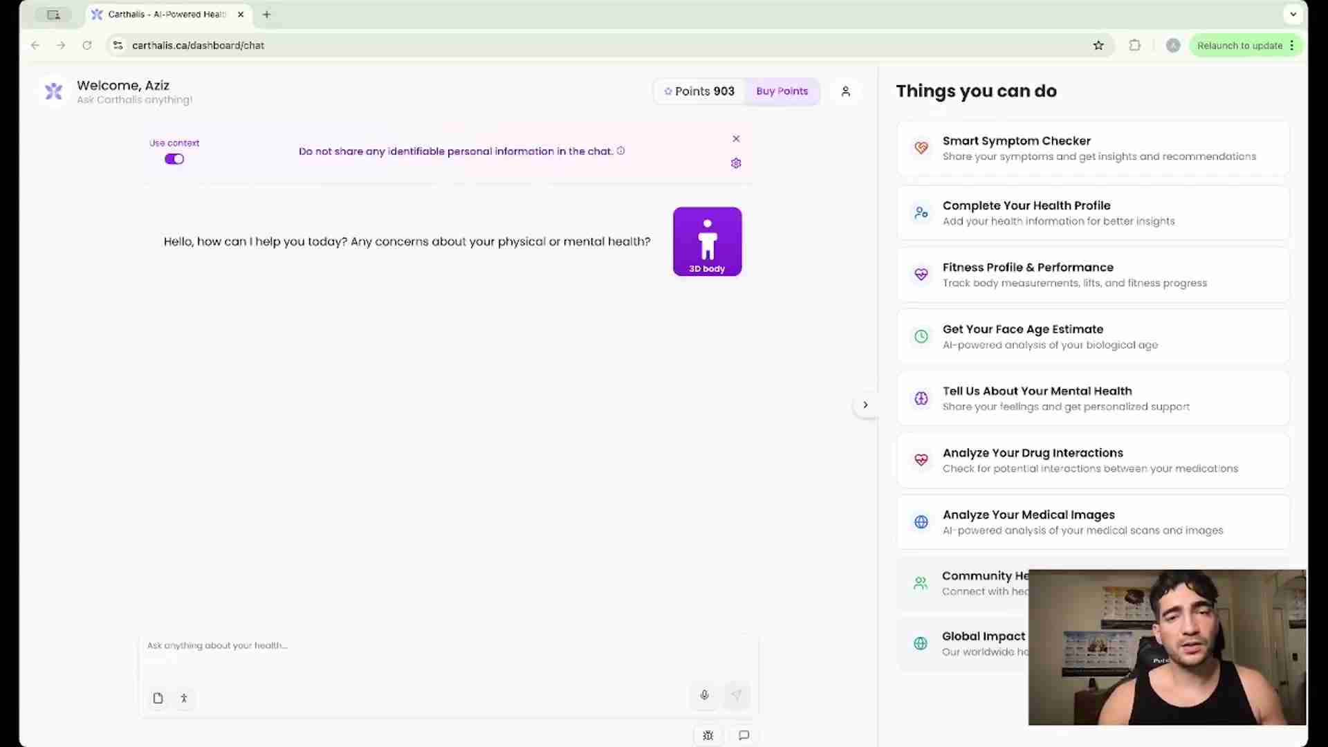 Cartthalis智能症状检查器:AI驱动的健康助手