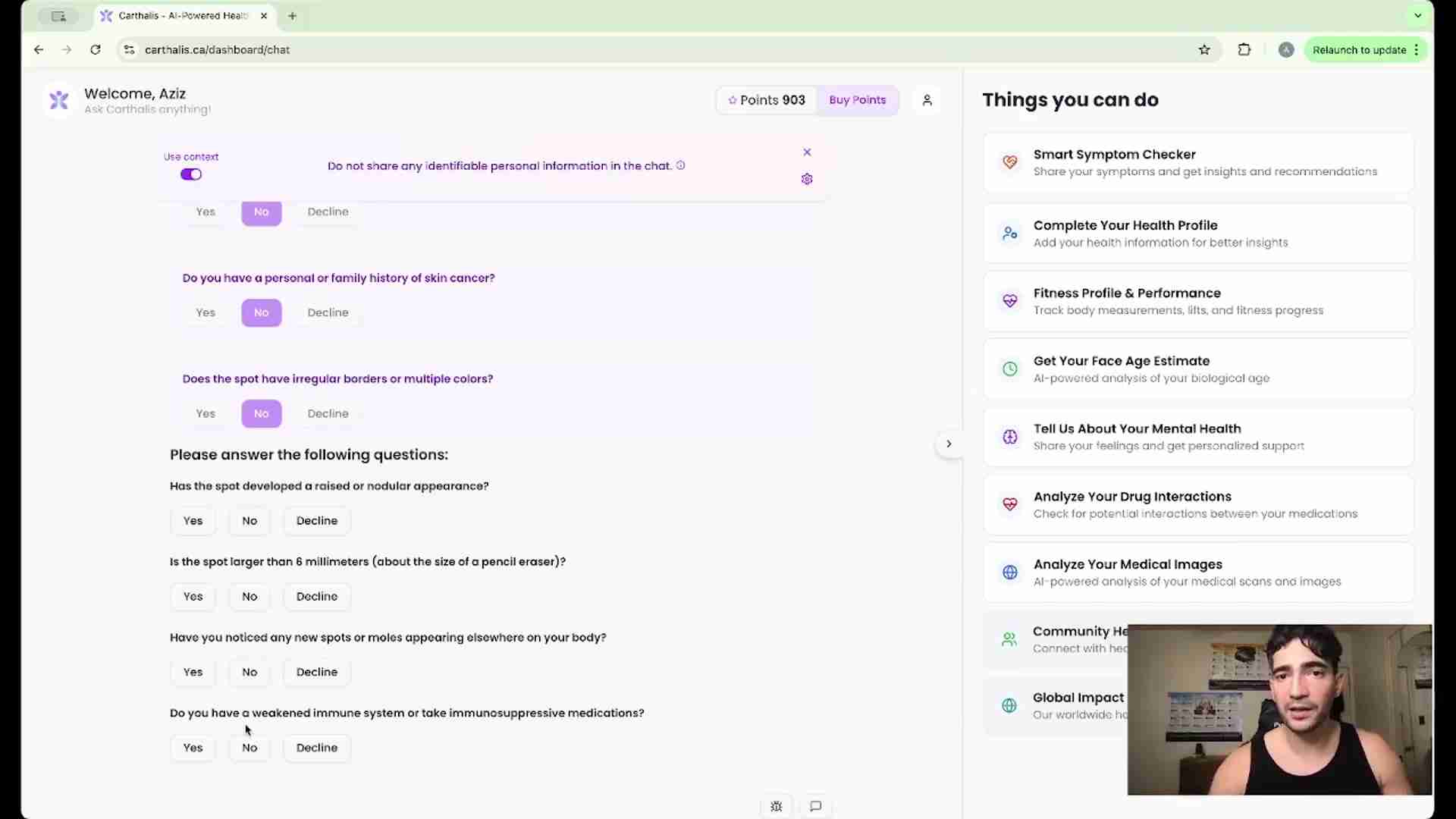 Cartthalis智能症状检查器:AI驱动的健康助手
