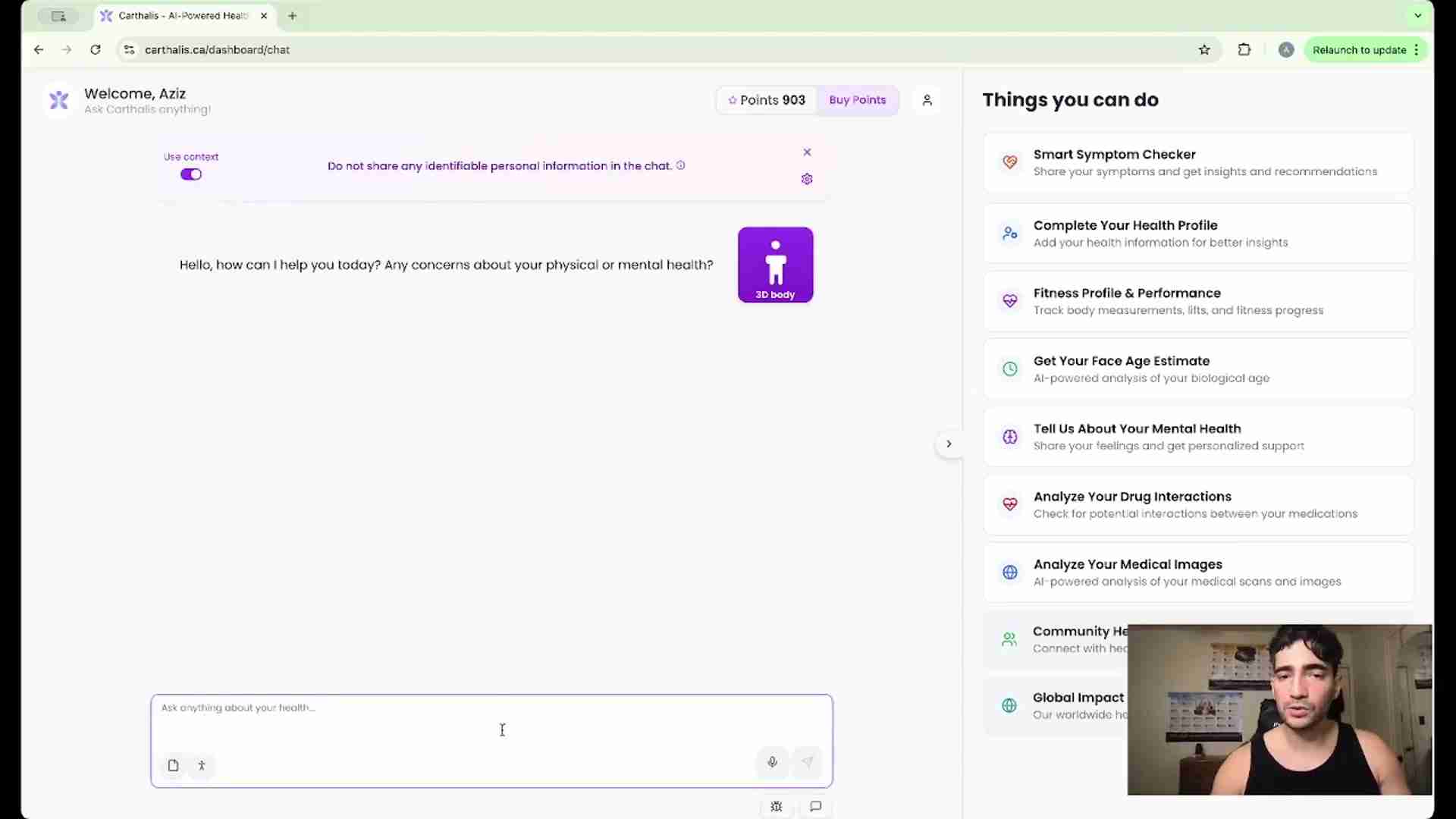 Cartthalis智能症状检查器:AI驱动的健康助手