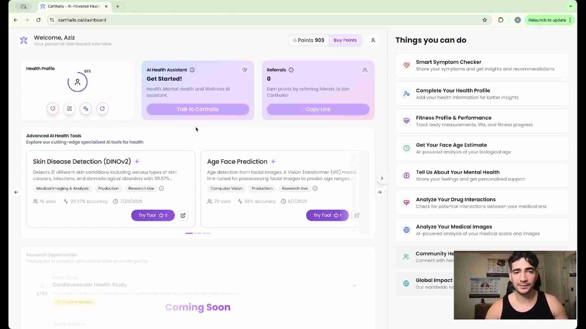Cartthalis智能症状检查器:AI驱动的健康助手