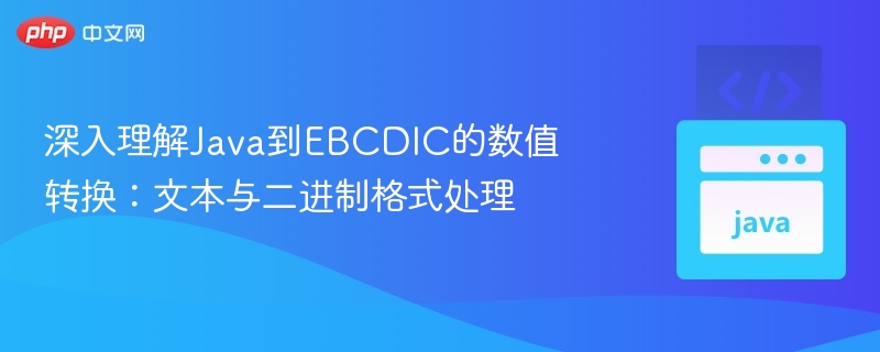 Java转EBCDIC编码解析与处理技巧