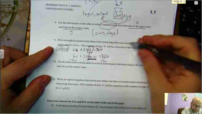 掌握反函数与线性函数：家庭作业1.1 详解